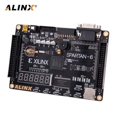 【熱賣精選】黑金 FPGA開發板 ALINX XILINX SPARTAN6學習板 XC6SLX9 AX309