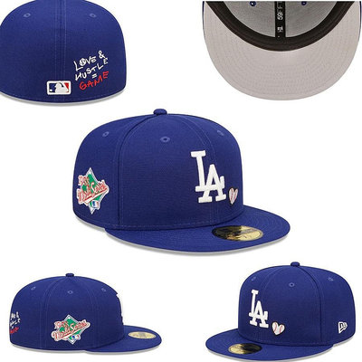 願望生活~洛杉磯道奇隊帽男女棒球帽全封閉帽子高品質刺繡帽子
