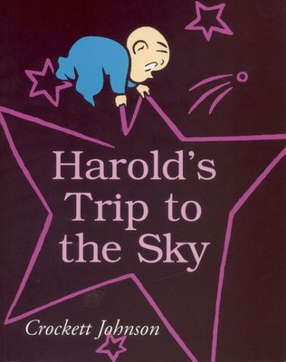 ＊小貝比的家＊HAROLD'S TRIP TO THE SKY 《阿羅漫遊太空》 /平裝/3~6歲/想像力 Imagin