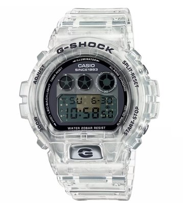 CASIO 卡西歐 G-SHOCK 40周年Clear Remix 透明電子錶 /DW-6940RX-7