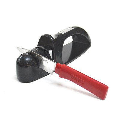 【現貨‧附發票】日本製造Shimomura三用刀刃陶瓷磨刀器(黑色)