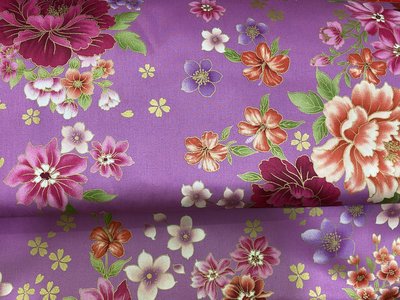紫係玫瑰🌹被單 床單 枕頭套 佈置 台灣印花 ~大鐘印染 棉布~