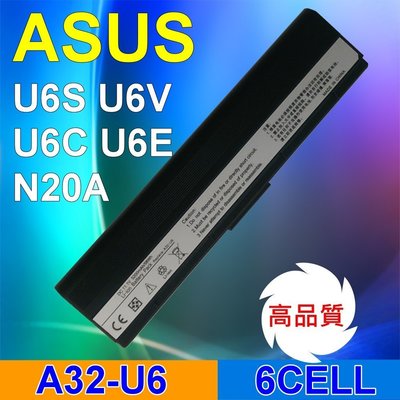 ASUS 華碩 高品質 A32-U6 6CELL 電池 A31-U6 A33-U6 U6S U6V U6V N20A