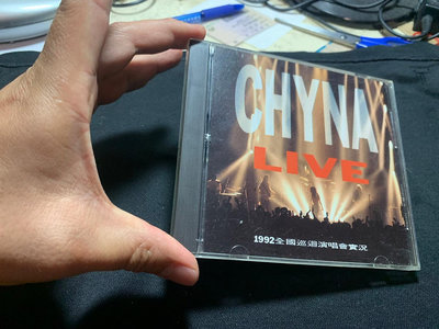 旻紘二手CD   CHYNA LIVE 合唱團 1992全國巡迴演唱會實況 (無IFPI)