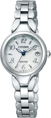 日本正版 CITIZEN 星辰 EXCEED ES8040-54A 女錶 手錶 電波錶 光動能 日本代購