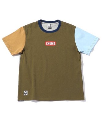 ☆COOKIE@CHUMS☆2021/3到貨-mini Box LOGO水洗布料-短袖圓領T恤-正品!多色可選