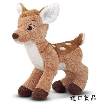 現貨可愛小鹿娃娃 梅花鹿絨毛娃娃動物毛絨玩偶抱枕收藏品擺飾禮物可開發票