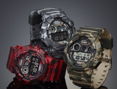 熊町潮流 CASIO 卡西歐 G-SHOCK GD-120CM-5DR 限量 綠色 迷彩 手錶