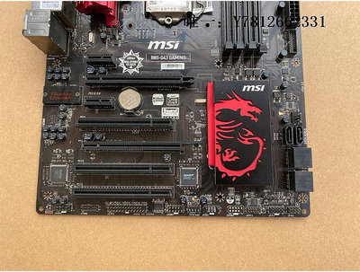 電腦零件MSI/微星 B85-G43 GAMING臺式機主板支持4590 4790 E3 1231非全新筆電配件