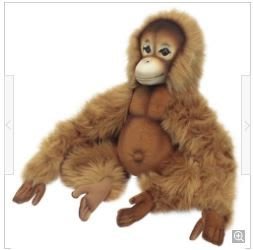 東京禮物進口HANSA產品“Orangutan 27”[6698]堅持安全星猩猩玩偶模型