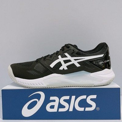 ASICS GEL-CHALLENGER 13 男生 黑色 緩衝 穩定 包覆 運動 網球鞋 1041A221-001