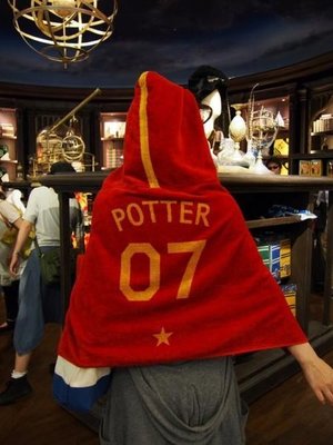 現貨Harry Potter Towel with hood 日本環球影城 哈利波特 毛巾連帽 ハリーポッターUSJ