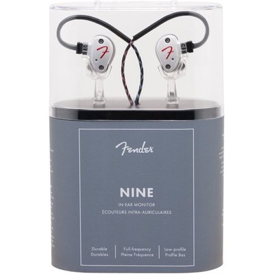 全新 Fender NINE IEM 珍珠白色耳機  直購價4,200!!!