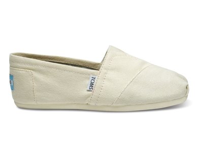 ☆╮A&T-TOMS╭☆懶人鞋 美國品牌TOMS Classics Canvas懶人情侶經典基本款【米白】現貨+預購