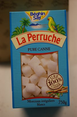 ~法國 LA PERRUCHE AMBER CUBE SUGAR 鸚鵡牌天使白糖 750g盒裝~~~!!