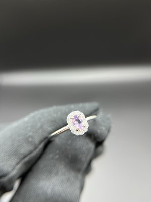 [SENATHS] 紫水晶戒指 橢圓3*4mm 925銀 賽娜絲珠寶 (WS-110)