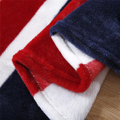 空調毯外貿出口法蘭絨英國米字旗毛毯禮品團購毯子