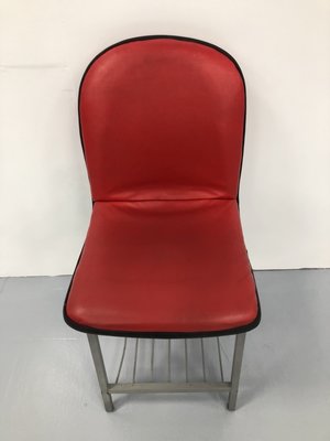 【宏品二手家具館】台中全新2手中古傢俱家電拍賣 F71525*紅色皮椅*戶外椅 營業器具 餐桌椅組 餐桌 休閒椅 辦公椅