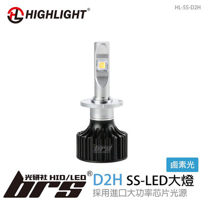【brs光研社】HL-SS-D2H HIGHLIGHT SS LED 鹵素光 3700K 納智捷 Luxgen M7