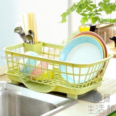 廚房放碗架瀝水架置物架塑料收納架碗筷收納盒lif27424