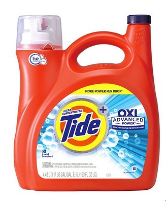 Tide 汰漬 OXI亮白護色洗衣精 4.43公升*2罐--好市多Costco官網代購