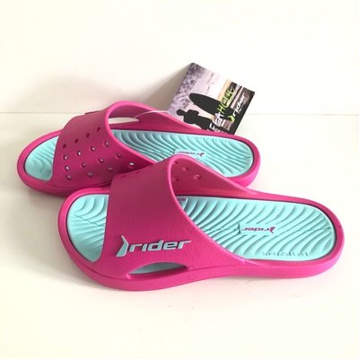 《現貨》RIDER BAY VII KIDS 女童 拖鞋 巴西尺寸31（巴西素面軟墊拖鞋－粉紅色）