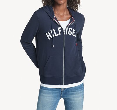 ☆【TH女生館】☆【TOMMY HILFIGER LOGO貼布繡連帽外套】☆【TOMG002P1】(S)