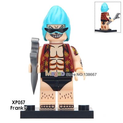 【積木班長】XP057 佛朗基 弗蘭奇 海賊王 航海王 ONE PIECE 動漫 人偶 袋裝/相容 樂高 LEGO 積木