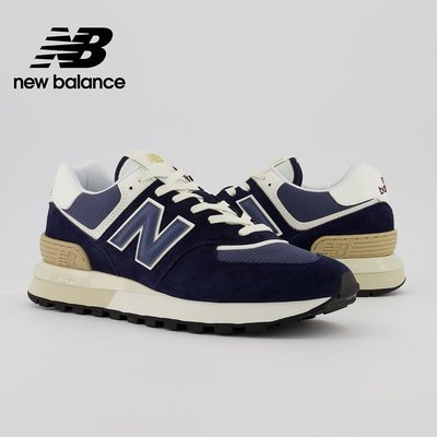【New Balance】 NB 復古運動鞋_中性_海軍藍_U574LGBB-D楦 574