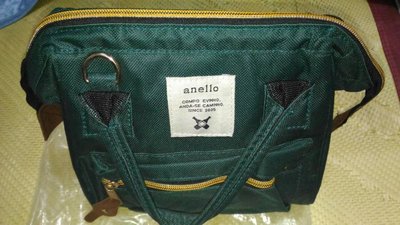 {C.A.O.小舖} anello 大容量大開口 三用包 -雙肩/手提/側背 側背包 後背包 手提包 (綠色)
