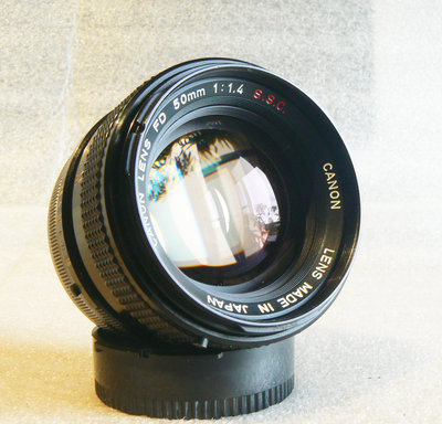 【悠悠山河】收藏級 C家優質標鏡--Canon FD 50mm F1.4 S.S.C. 大光圈標鏡 鏡片透亮無刮無霉無霧