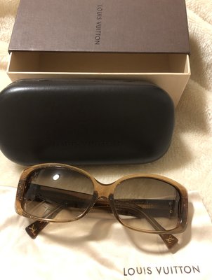 LV 法國頂級時尚精品 Louis Vuitton 頂級漸層太陽眼鏡～時尚名媛必備