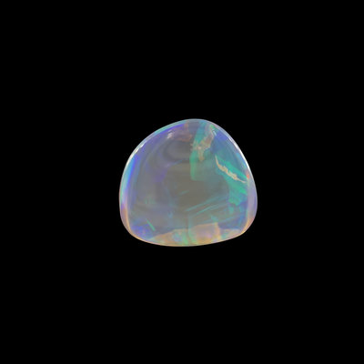 天然黑蛋白石(Black Opal)裸石3.47ct [基隆克拉多色石Y拍]