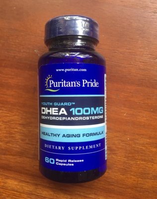 代購美國Puritan DHEA脫氫表雄酮100mg60粒