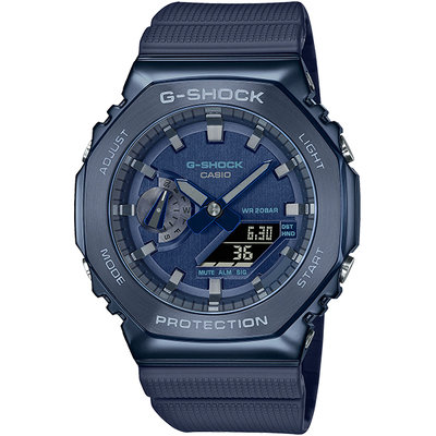 【CASIO G-SHOCK】(公司貨) GM-2100N-2A 八角形金屬錶殼搭原創經典設計 錶面使用蒸鍍處理