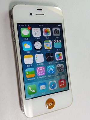 復古經典絕版珍藏品Apple iPhone 4 32G A1332全功能正常 無鎖機 1,600萬色