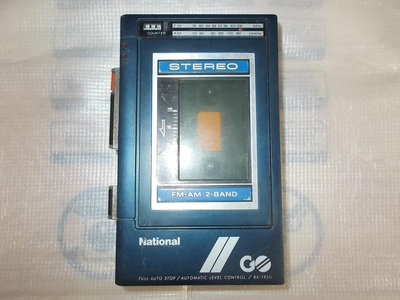 日本國際牌 National 卡帶收錄音機 RX-1950 裝電池測試無反應 無電源線可測試未知好壞當零件機賣 售後不退