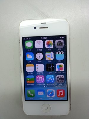 iPhone 4 16G A1332 白色 功能正常