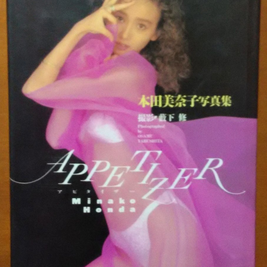 【探索書店536】寫真集本田美奈子写真集APPETIZER 有髒污及破損