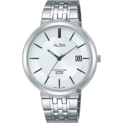 ALBA雅柏 經典時尚手錶(AS9D83X1)-銀/40mm VJ42-X224S