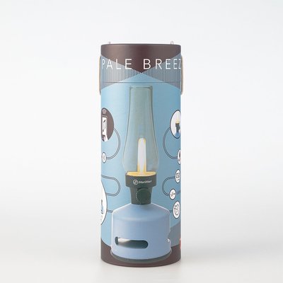 【日本】MoriMori LED煤油燈藍牙音響-藍色 多功能LED燈 小夜燈 IPX4防水 藍芽音響 環繞音效