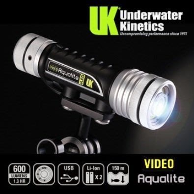 【LED Lifeway】美國 UK Aqualite 600流明 潛水專用手電筒