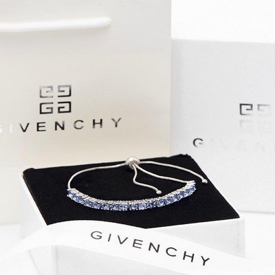 熱款直購#Givenchy可調節單排閃鉆手鏈韓版百搭滿天星寶石學生禮物女