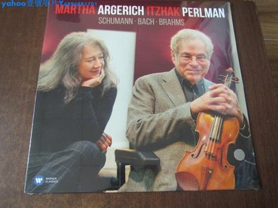 阿格里奇/帕爾曼演奏 巴赫 舒曼等鋼琴小提琴奏鳴曲 12寸黑膠LP一Yahoo壹號唱片
