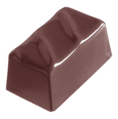 【比利時】 Chocolate world #1082波紋長方 巧克力硬模