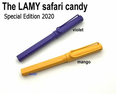現貨實拍，買方有保障：德國 LAMY SAFARI Candy 2020 限定色高流暢鋼珠筆。有三色可選。