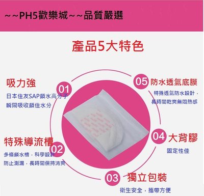 PH5歡樂城嚴選 工廠流出 大品牌 一次性 溢乳墊 吸乳墊 哺乳墊 獨立包裝 一片$1