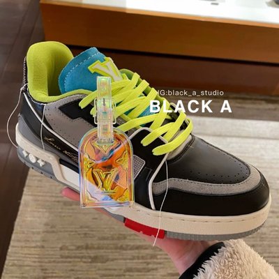【BLACK A】精品 SS21 LV Trainer Upcycling Sneaker 秀款運動鞋 5色
