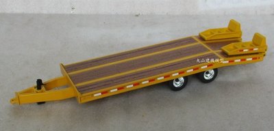[丸山建機模型店]---FIRST GEAR 1/50 (黃色)拖板車模型