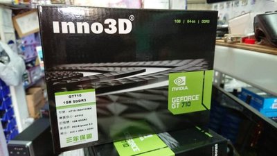 點子電腦☆北投@INNO3D GEFORCE GT 710 1GB DDR3 LP 顯示卡 1700元
